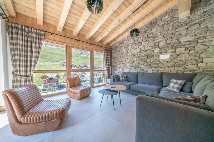 Wakacje w górach Apartament 3 pokojowy z antresolą 8 osób (80) - Résidence Hôtelière Denali - Tignes - Pokój gościnny