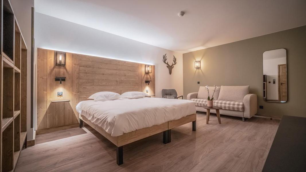 Urlaub in den Bergen 4-Zimmer-Maisonette-Wohnung für 8-10 Personen - Résidence Hôtelière Sky - La Rosière - Schlafzimmer