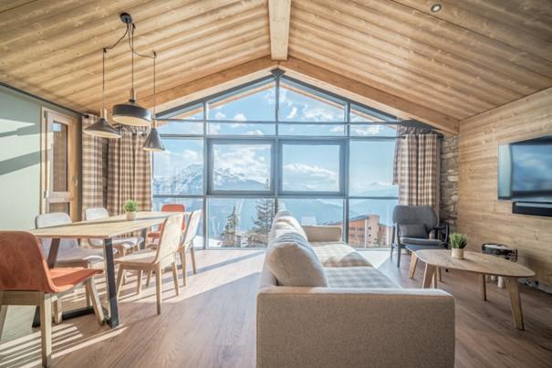 Vacaciones en montaña Apartamento 3 piezas cabina duplex para 6 personas (400) - Résidence Hôtelière Sky - La Rosière - Estancia