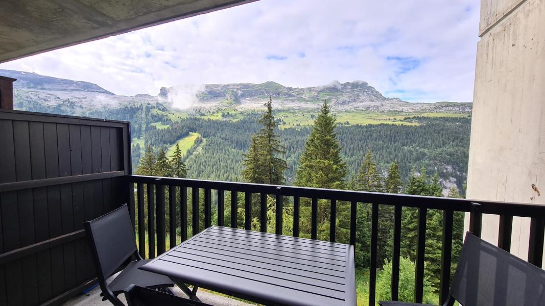 Vakantie in de bergen Studio cabine 4 personen (410) - Résidence Iris - Flaine - Buiten zomer