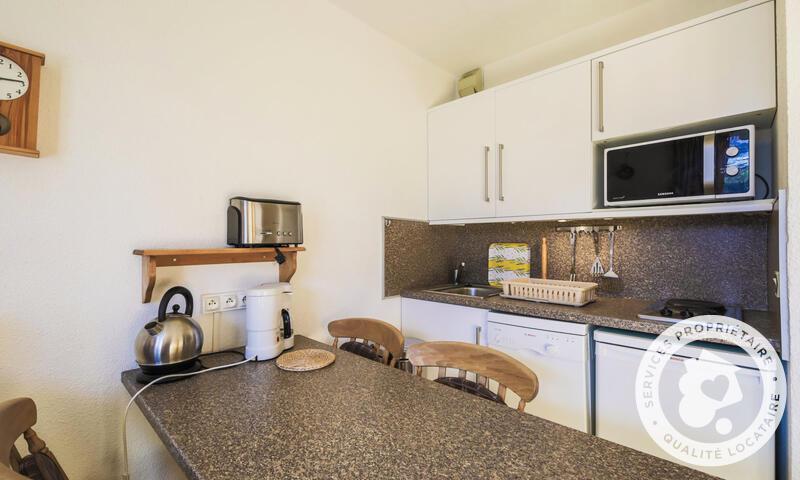 Vacaciones en montaña Estudio para 4 personas (Confort 28m²-4) - Résidence Iris - MH - Flaine - Kitchenette