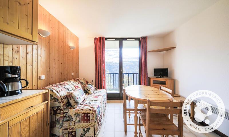 Ski verhuur Studio 4 personen (Confort 26m²-4) - Résidence Iris - MH - Flaine - Woonkamer