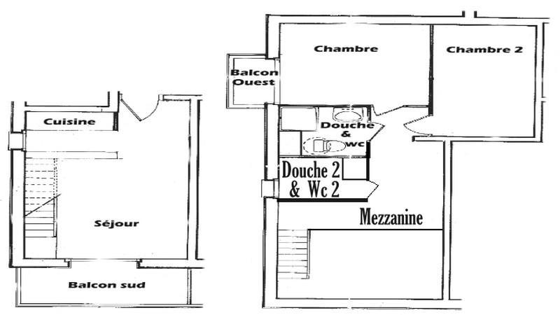 Vacanze in montagna Appartamento su due piani 3 stanze per 8 persone (22) - Résidence Isabella C - Les Saisies - Alloggio