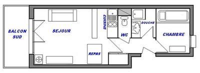 Каникулы в горах Апартаменты 2 комнат 5 чел. (38) - Résidence Isabelle B - Les Saisies - квартира