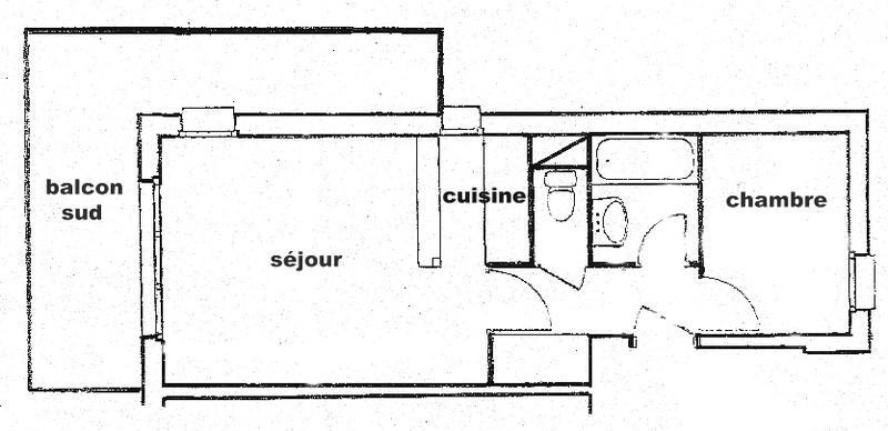Vacances en montagne Appartement 2 pièces 5 personnes (34) - Résidence Isabelle B - Les Saisies - Logement