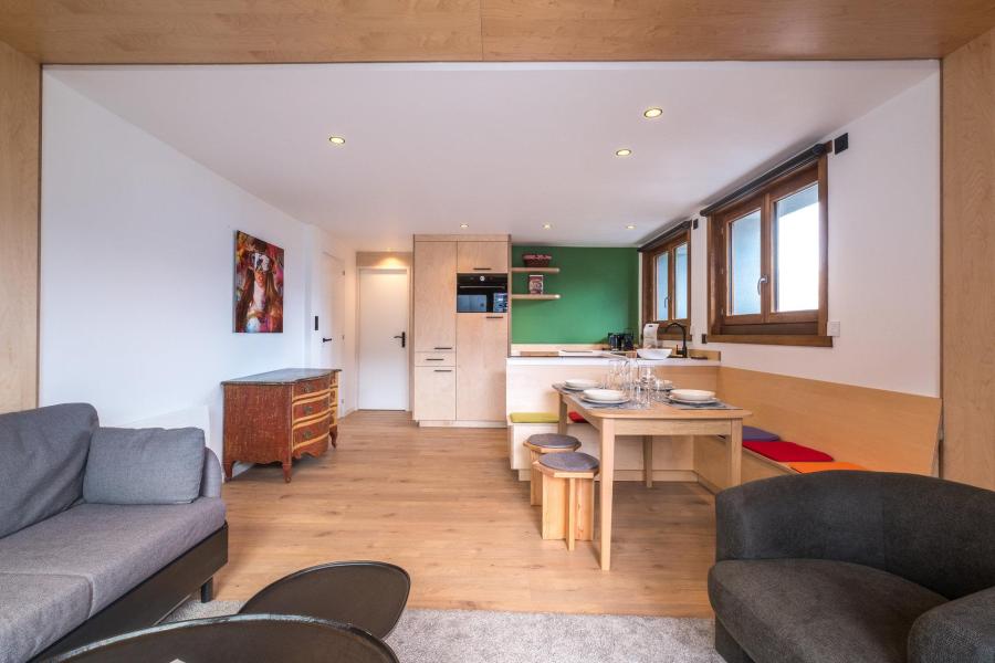 Vakantie in de bergen Appartement 2 kamers bergnis 4 personen (33) - Résidence Isard - Courchevel - Woonkamer