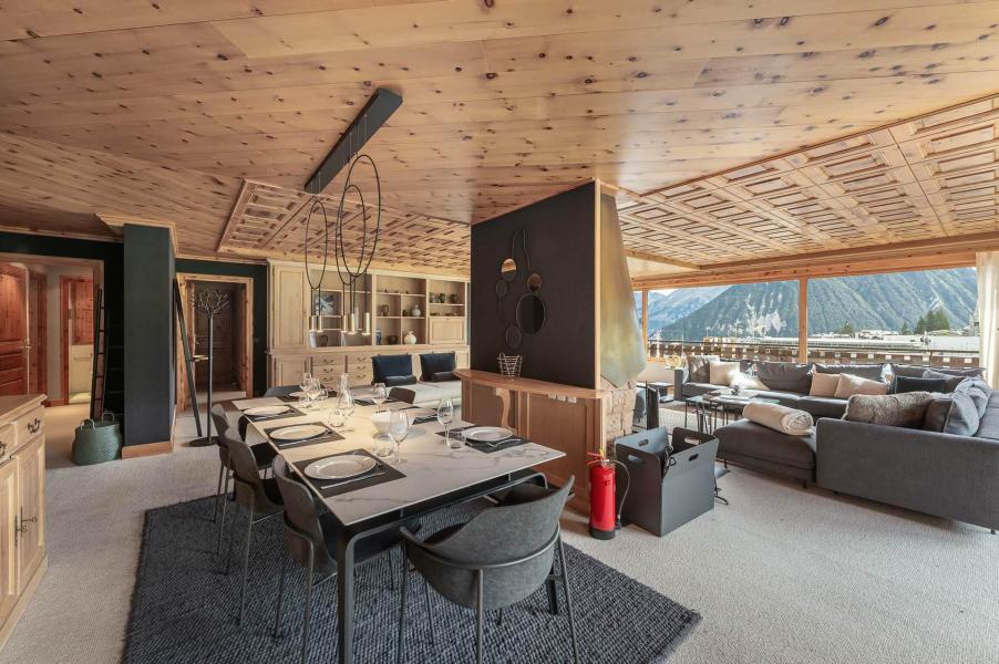 Urlaub in den Bergen 4-Zimmer-Appartment für 7 Personen (3) - Résidence Jean Blanc Sports - Courchevel - Wohnzimmer