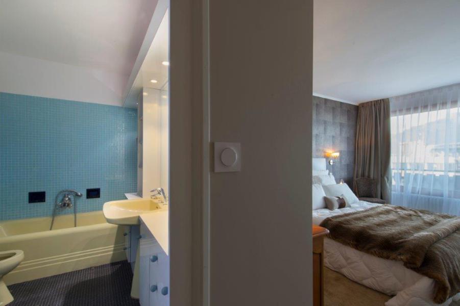 Urlaub in den Bergen 5-Zimmer-Appartment für 8 Personen - Résidence Jean Blanc Sports - Courchevel - Schlafzimmer