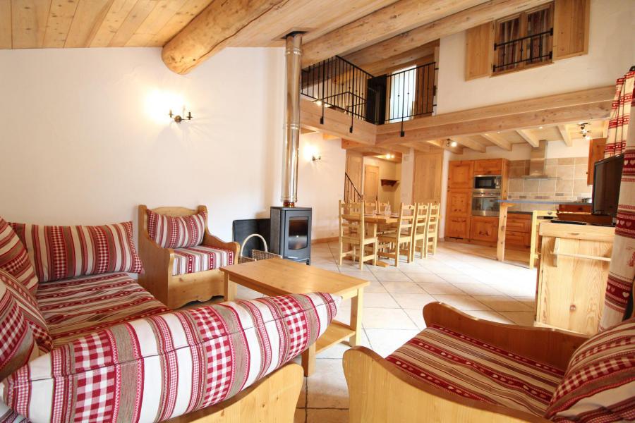Holiday in mountain resort 4 room mezzanine apartment 10 people - Résidence Jorcin Lanslebourg - Val Cenis - Living room