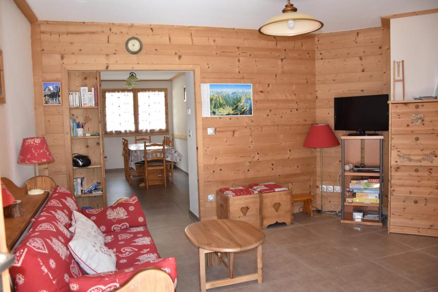 Vakantie in de bergen Appartement 3 kamers 6 personen (AIGAOUT03) - Résidence l'Aiguille d'Août - Pralognan-la-Vanoise - Woonkamer
