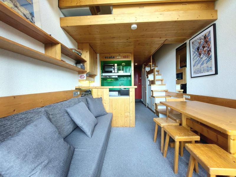 Vakantie in de bergen Appartement duplex 2 kamers 5 personen (1501) - Résidence l'Aiguille Grive 1 - Les Arcs - Woonkamer