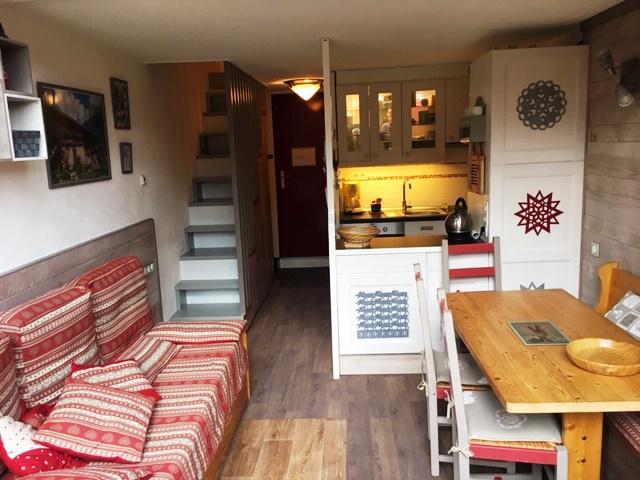 Vakantie in de bergen Appartement duplex 2 kamers 6 personen (3415) - Résidence l'Aiguille Grive 3 - Les Arcs - Woonkamer