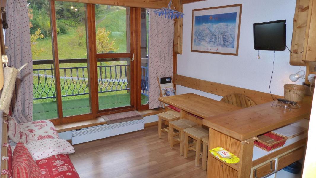 Urlaub in den Bergen Studio Schlafnische 5 Personen (204) - Résidence l'Aiguille Grive Bât II - Les Arcs - Wohnzimmer