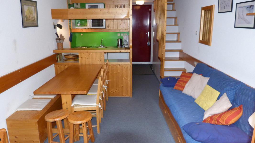 Vakantie in de bergen Appartement 2 kamers 6 personen (322) - Résidence l'Aiguille Grive Bât III - Les Arcs - Woonkamer