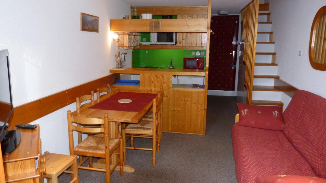 Vakantie in de bergen Appartement 2 kamers 6 personen (324) - Résidence l'Aiguille Grive Bât III - Les Arcs - Woonkamer