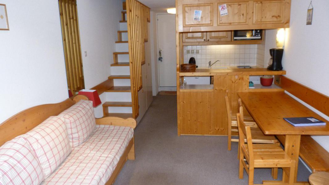 Vakantie in de bergen Appartement 2 kamers 6 personen (425) - Résidence l'Aiguille Grive Bât III - Les Arcs - Woonkamer