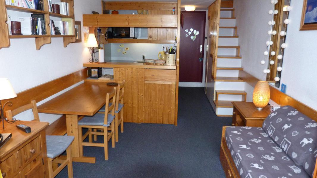 Vakantie in de bergen Appartement 2 kamers 6 personen (618) - Résidence l'Aiguille Grive Bât III - Les Arcs - Woonkamer