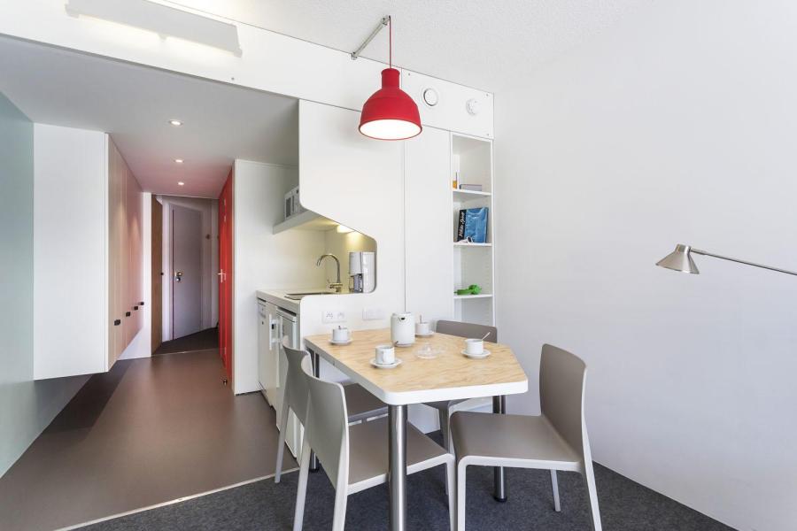 Vakantie in de bergen Studio bergnis 4 personen (120) - Résidence l'Aiguille Rouge - Les Arcs - Woonkamer