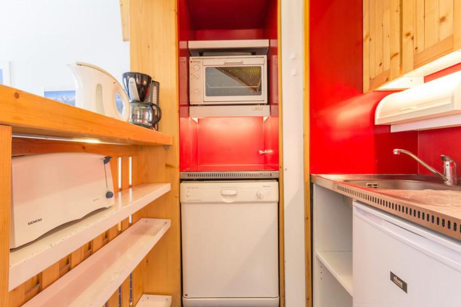 Vakantie in de bergen Studio cabine 4 personen (418) - Résidence l'Aiguille Rouge - Les Arcs - Keukenblok