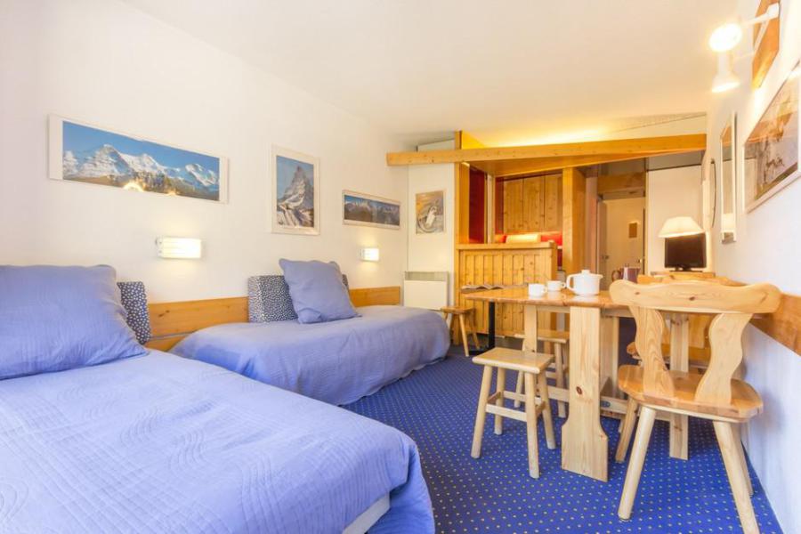 Vakantie in de bergen Studio cabine 4 personen (418) - Résidence l'Aiguille Rouge - Les Arcs - Woonkamer