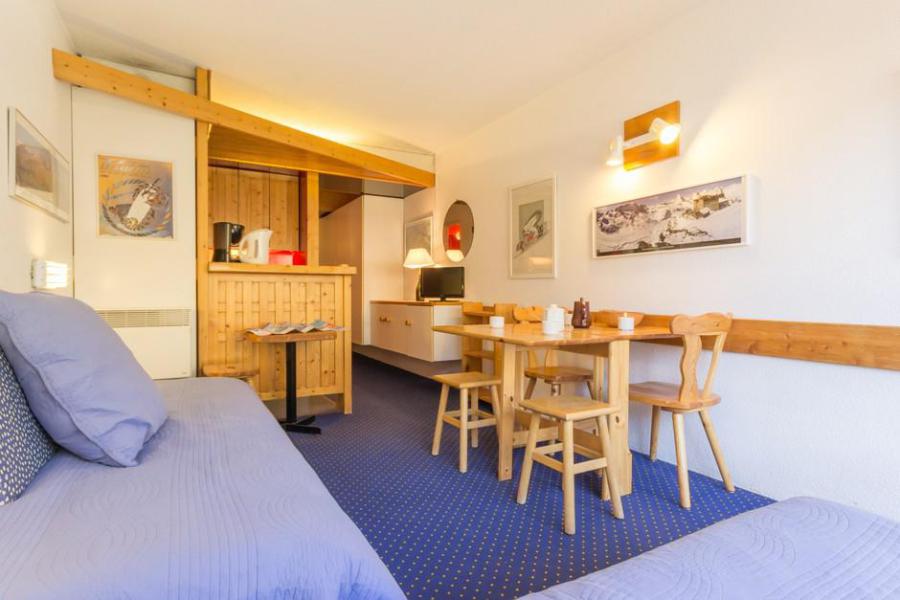 Vakantie in de bergen Studio cabine 4 personen (418) - Résidence l'Aiguille Rouge - Les Arcs - Woonkamer