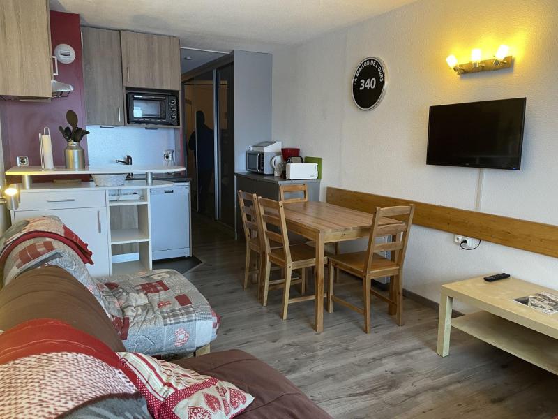 Vacances en montagne Studio cabine 4 personnes (160) - Résidence l'Aiguille Rouge - Les Arcs - Séjour