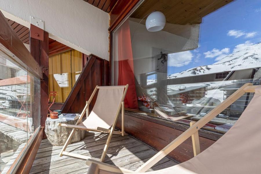 Urlaub in den Bergen Studio Schlafnische 4 Personen (434) - Résidence l'Aiguille Rouge - Les Arcs - Terrasse