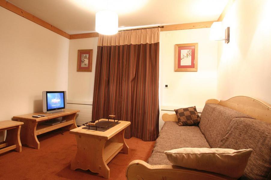 Holiday in mountain resort 2 room apartment sleeping corner 4 people - Résidence l'Alba - Les 2 Alpes - Living room
