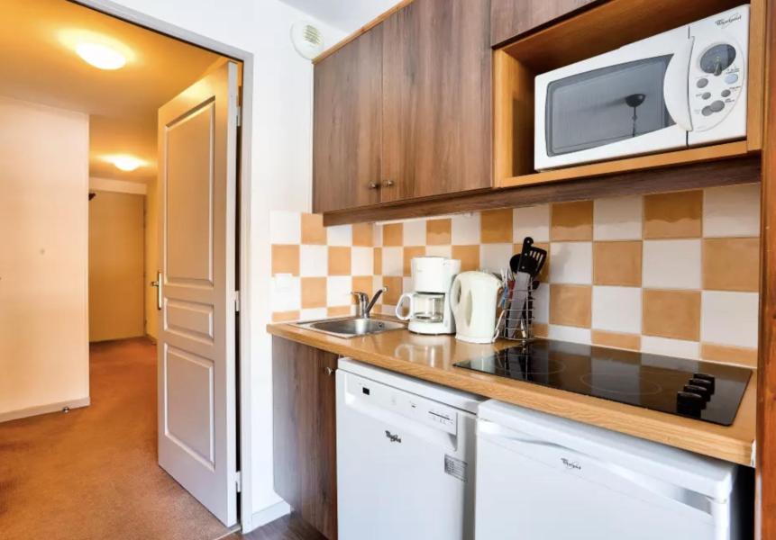 Wakacje w górach Apartament 2 pokojowy 5 osób (B09) - Résidence L'Albane  - Vars - Aneks kuchenny