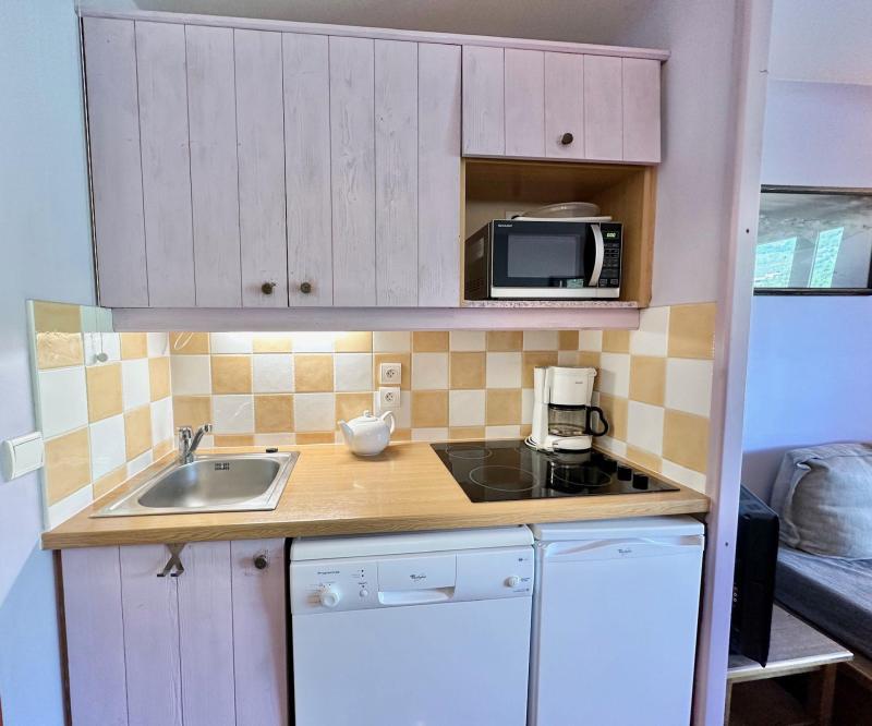 Vakantie in de bergen Appartement 2 kamers 5 personen (B011) - Résidence L'Albane  - Vars - Keukenblok