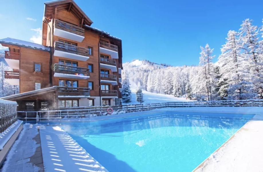 Vacances en montagne Appartement 2 pièces 5 personnes (B09) - Résidence L'Albane  - Vars - Piscine