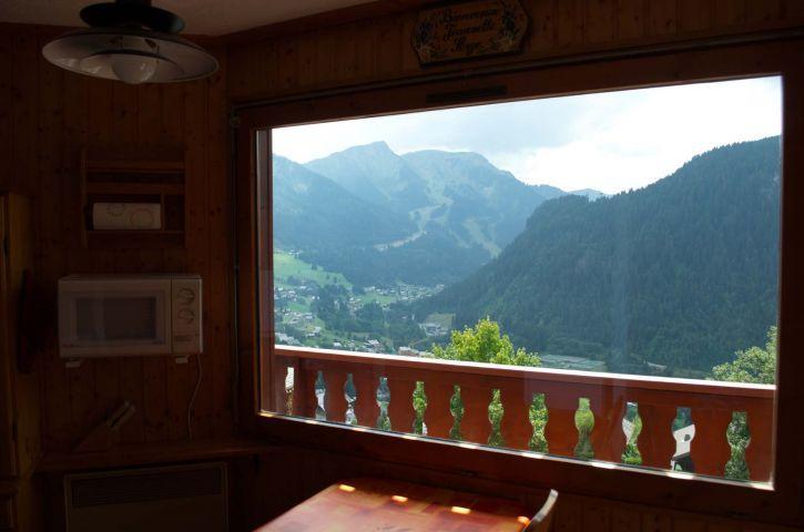 Urlaub in den Bergen 2-Zimmer-Holzhütte für 4 Personen (6) - Résidence l'Alexandra - Châtel - Balkon
