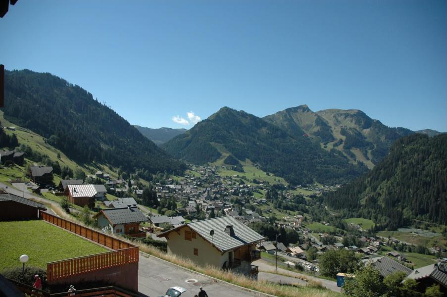 Urlaub in den Bergen 2-Zimmer-Holzhütte für 4 Personen (6) - Résidence l'Alexandra - Châtel - Balkon