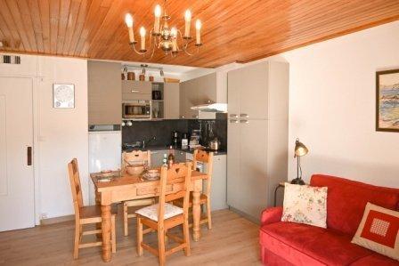 Vakantie in de bergen Studio 4 personen (2) - Résidence l'Alpet - Montgenèvre - Woonkamer