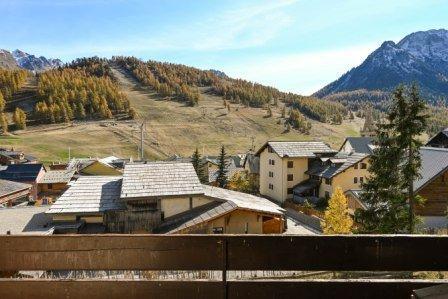 Vakantie in de bergen Studio 4 personen (2) - Résidence l'Alpet - Montgenèvre - Woonkamer