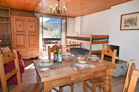 Vakantie in de bergen Studio 4 personen (2) - Résidence l'Alpet - Montgenèvre - Woonkamer