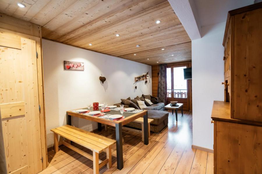 Vakantie in de bergen Appartement duplex 3 kamers 6 personen - Résidence L'ALPINA - Châtel - Woonkamer