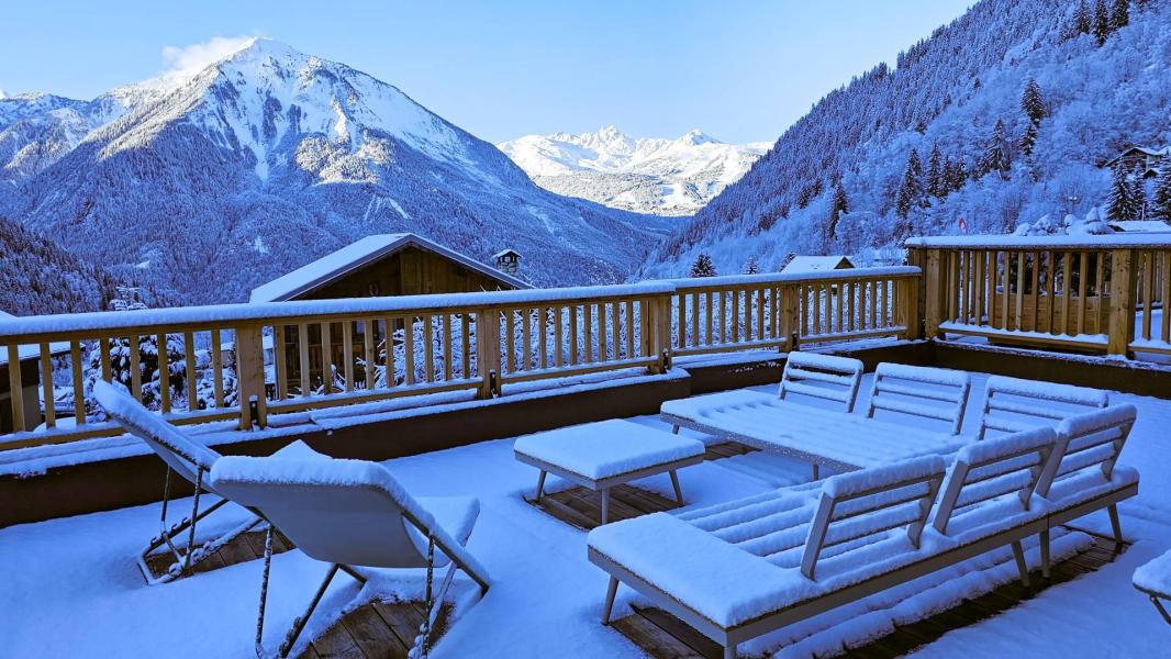 Holiday in mountain resort 4-room souplex apartment for 10 people (2) - Résidence l'Ancolie - Champagny-en-Vanoise - Terrace