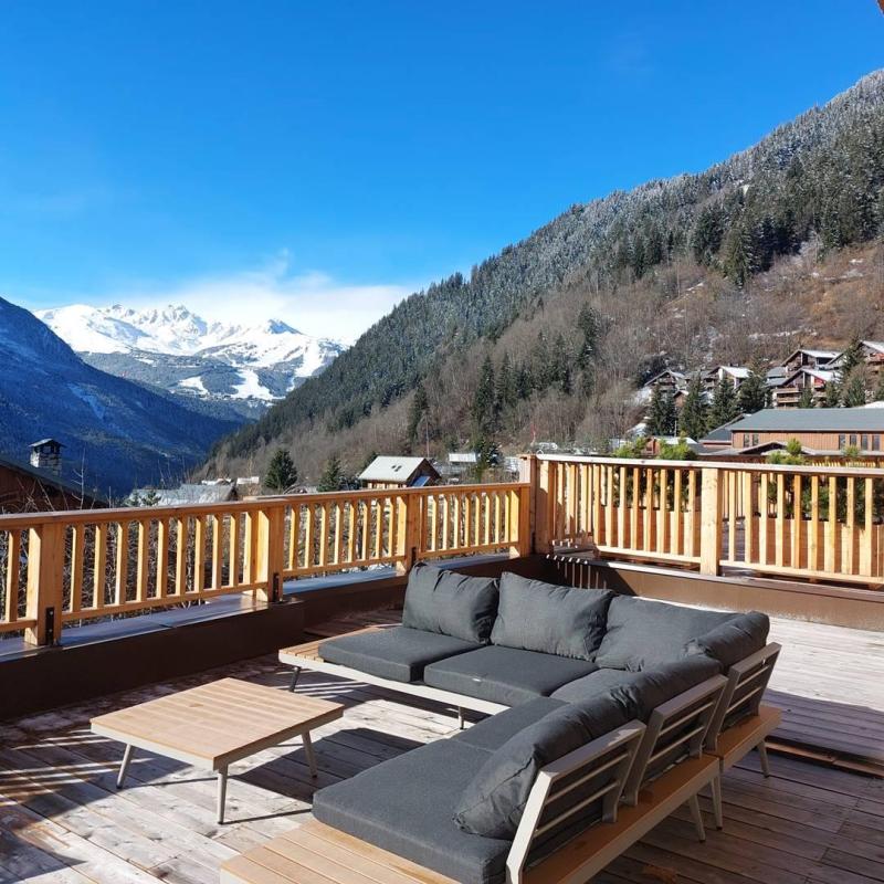 Holiday in mountain resort 4-room souplex apartment for 10 people (2) - Résidence l'Ancolie - Champagny-en-Vanoise - Terrace