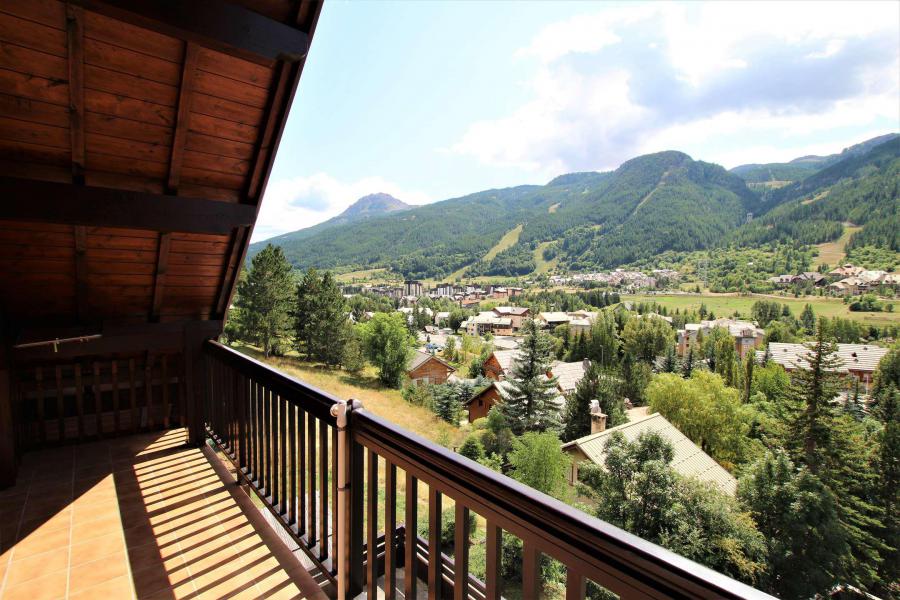 Vakantie in de bergen Appartement 3 kamers 5 personen (201) - Résidence l'Ancolie - Serre Chevalier - Terras