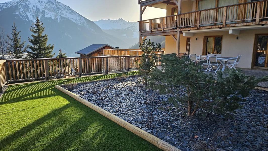 Urlaub in den Bergen Appartement souplex 4 Zimmer Kabine 10 Personen (2) - Résidence l'Ancolie - Champagny-en-Vanoise - Terrasse