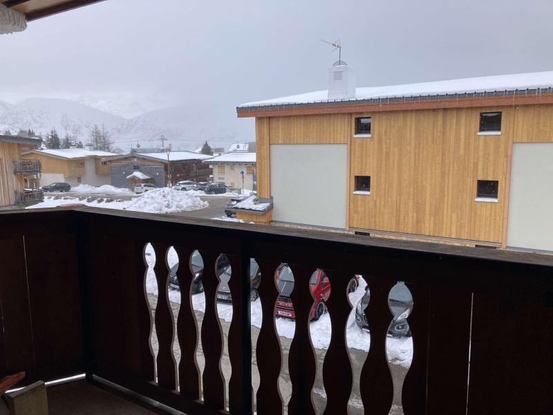 Wakacje w górach Apartament 2 pokojowy kabina 6 osób (D3) - Résidence l'Athos - Alpe d'Huez - Balkon