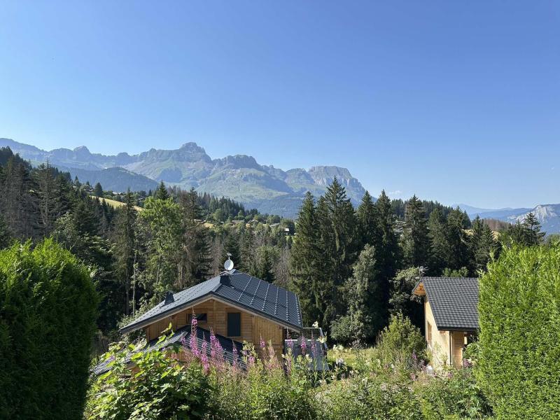 Vakantie in de bergen Studio bergnis 4 personen (919) - Résidence l'Ecrin des Glaciers - Ecureuil - Combloux - Terras