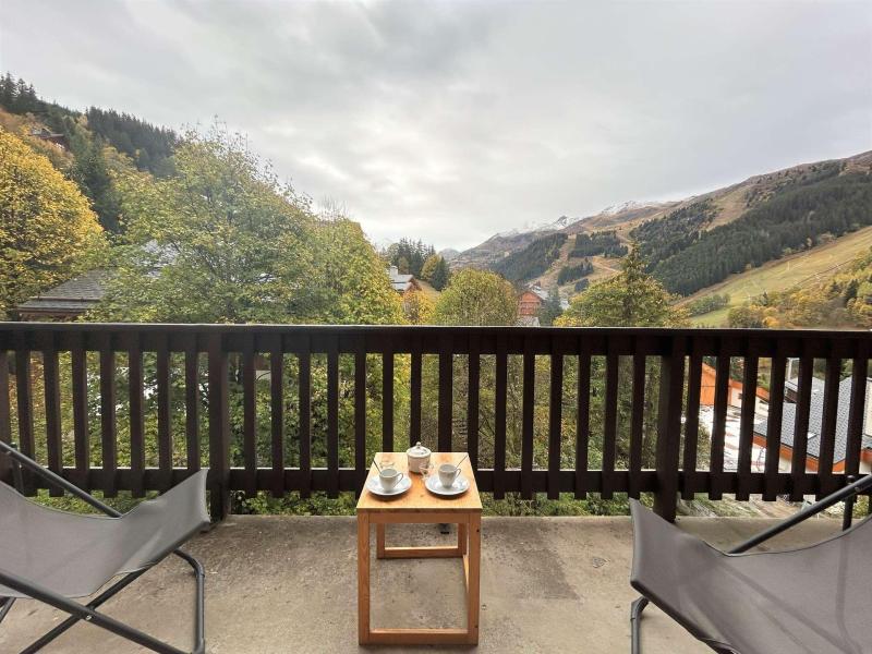 Urlaub in den Bergen 3-Zimmer-Appartment für 6 Personen (22) - Résidence l'Edelweiss - Méribel - Terrasse