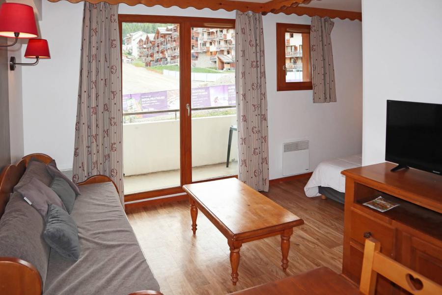 Urlaub in den Bergen 2-Zimmer-Holzhütte für 6 Personen (503) - Résidence l'Edelweiss - Monts du Bois d'Or - Les Orres - Wohnzimmer