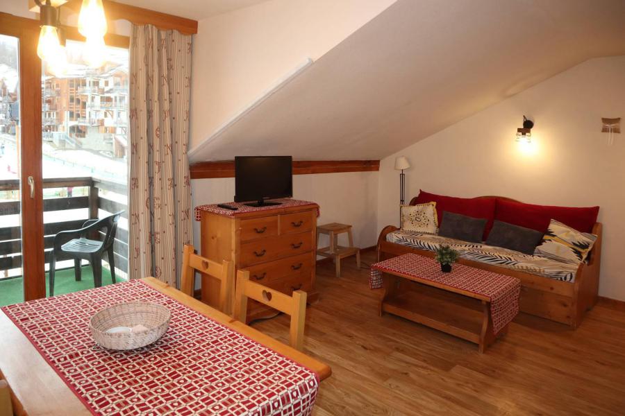 Vakantie in de bergen Studio cabine 6 personen (477) - Résidence l'Edelweiss - Monts du Bois d'Or - Les Orres - Woonkamer