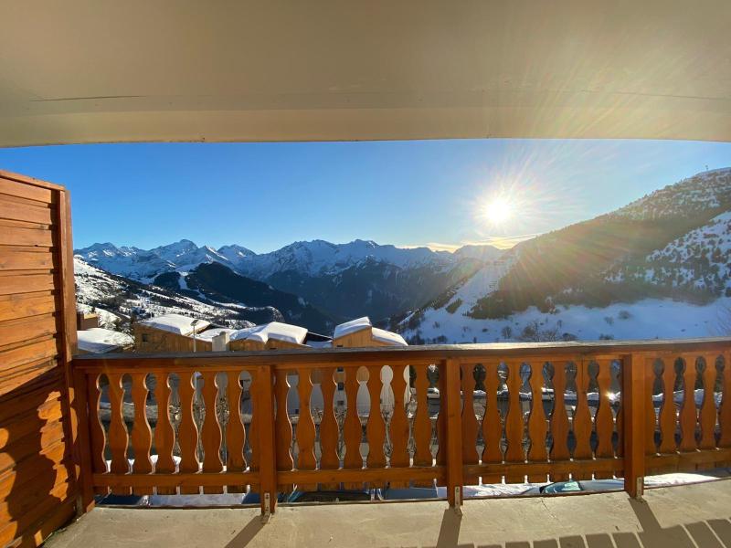 Urlaub in den Bergen 2-Zimmer-Berghütte für 6 Personen (B2) - Résidence l'Eden - Alpe d'Huez - Balkon