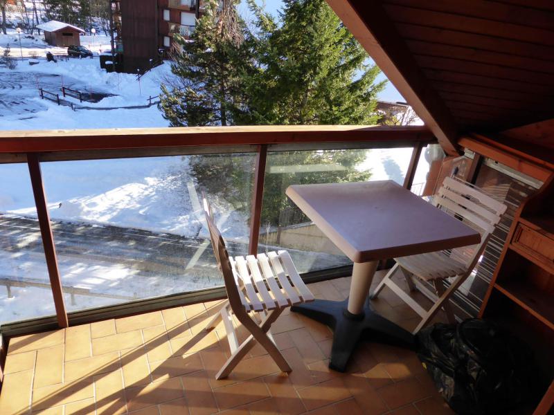 Vakantie in de bergen Studio cabine 4 personen (J735) - Résidence l'Enclave - Les Contamines-Montjoie - Balkon