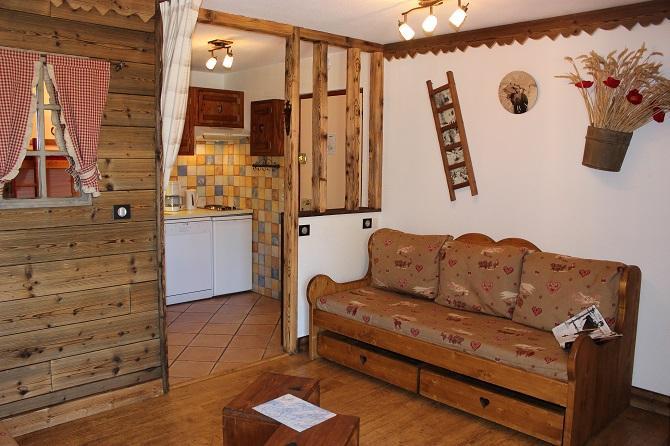 Vacanze in montagna Appartamento 2 stanze per 4 persone (414) - Résidence l'Eskival - Val Thorens - Soggiorno