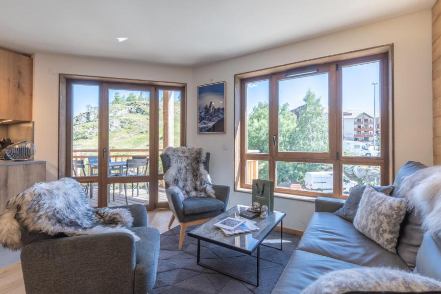 Wakacje w górach Apartament triplex 4 pokojowy 6 osób (B21) - Résidence l'Expression - Alpe d'Huez - Pokój gościnny